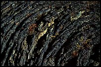 Close up of Hardened Lava. Craters of the Moon National Monument and Preserve, Idaho, USA