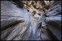 Slot canyon, Neat Coulee. Upper Missouri River Breaks National Monument, Montana, USA ( color)