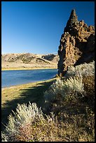 Citadel Rock igneous plug. Upper Missouri River Breaks National Monument, Montana, USA ( color)