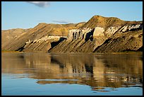 Hills with cliffs. Upper Missouri River Breaks National Monument, Montana, USA ( color)