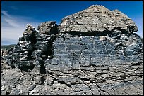 Obsidian rock formation. Newberry Volcanic National Monument, Oregon, USA ( color)