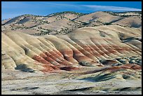 Painted hills. John Day Fossils Bed National Monument, Oregon, USA (color)
