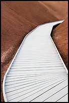 Boardwalk, Painted Cove Trail. John Day Fossils Bed National Monument, Oregon, USA ( color)