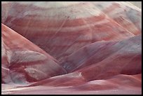 Colorful claystone hills. John Day Fossils Bed National Monument, Oregon, USA ( color)