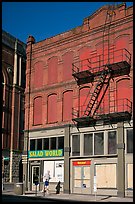 Brick building, downtown. Portland, Oregon, USA