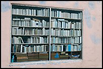 Bookstore window, Depoe Bay. Oregon, USA ( color)