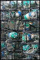 Close-up of traps used for crabbing. Newport, Oregon, USA