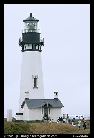 Yaquina Head Lighthouse. Newport, Oregon, USA (color)