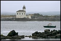 Coquille River lighthouse. Bandon, Oregon, USA