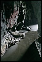 Inside seacave. Bandon, Oregon, USA (color)