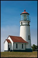 Cape Blanco Lighthouse tower. Oregon, USA (color)