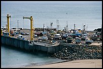 Pier, Port Orford. Oregon, USA (color)