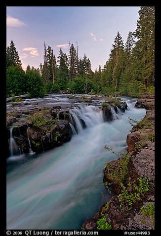 Gorge of the Rogue River. Oregon, USA (color)