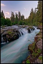 Gorge of the Rogue River. Oregon, USA ( color)