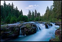 Cascades of the Rogue River. Oregon, USA (color)