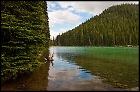 Devils Lake, Deschutes National Forest. Oregon, USA ( color)