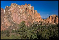 Cliffs called the Phoenix. Smith Rock State Park, Oregon, USA ( color)