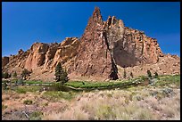 Ryolite cliffs. Smith Rock State Park, Oregon, USA ( color)