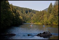 Boulders, McKenzie river, Ben and Kay Doris Park. Oregon, USA