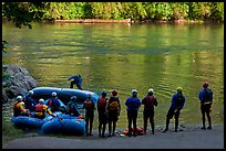 Rafting instruction, Ben and Kay Doris Park. Oregon, USA