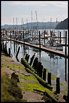 Harbor, Florence. Oregon, USA (color)