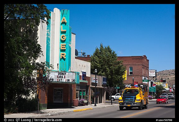 Main Street, Lakeview. Oregon, USA (color)