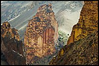 Spire of volcanic tuff, Leslie Gulch. Oregon, USA ( color)