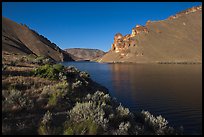 Lake Owyhee at Leslie Gulch. Oregon, USA (color)