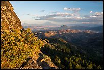 Mt Shasta from Pilot Rock ridge. Cascade Siskiyou National Monument, Oregon, USA ( color)