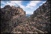 Top of Pilot Rock. Cascade Siskiyou National Monument, Oregon, USA ( color)