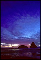 Seastack at sunset. Oregon, USA ( color)