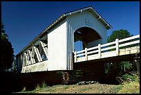 White covered bridge, Willamette Valley. Oregon, USA