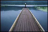 Deck in a coastal lagoon. Oregon, USA