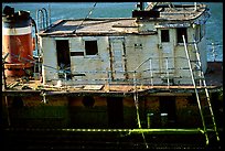 Shipwreck near Coquille River. Oregon, USA ( color)