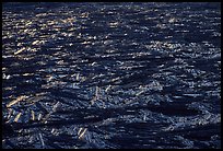 Floating log mat on Spirit Lake. Mount St Helens National Volcanic Monument, Washington ( color)