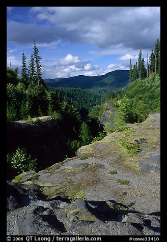 Lava Canyon. Mount St Helens National Volcanic Monument, Washington (color)