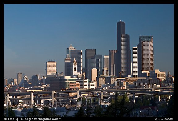 Downtown skyline. Seattle, Washington (color)