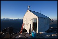 Hidden Lake Lookout, early morning, Mount Baker Glacier Snoqualmie National Forest. Washington (color)