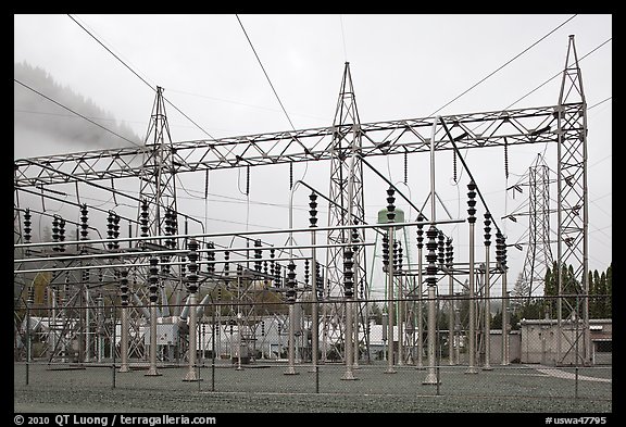 Transmission substation, Newhalem. Washington