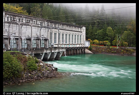 Hydroelectric Powerhouse, Newhalem. Washington (color)