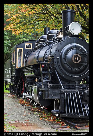 Historic steam locomotive, Newhalem. Washington