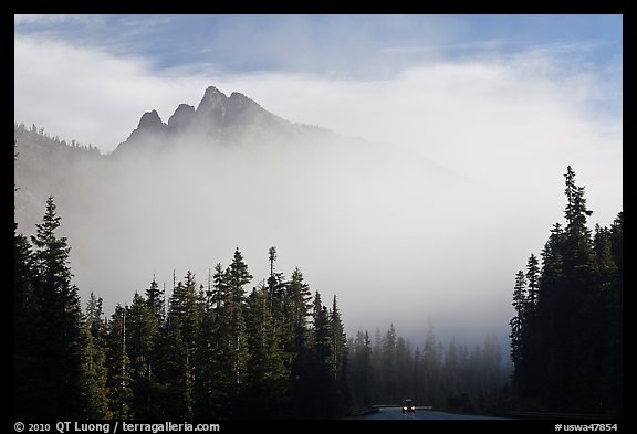 North Cascades Highway below Washington Pass. Washington