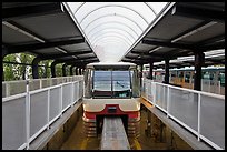 Monorail at station. Seattle, Washington (color)