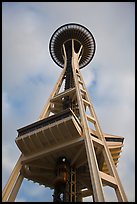 Space needle from the base. Seattle, Washington ( color)