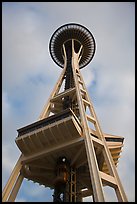 Space needle from the base. Seattle, Washington