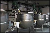 Food boilers, Liberty Orchards factory, Cashmere. Washington ( color)