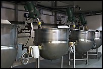 Food boilers, Liberty Orchards factory, Cashmere. Washington (color)