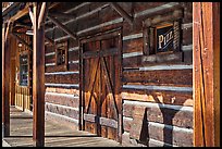 Wooden building detail, Winthrop. Washington ( color)