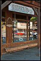 Window reflections, Winthrop. Washington