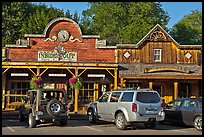 Stores in western style, Winthrop. Washington (color)